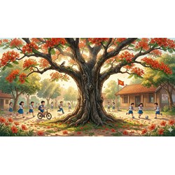Viết đoạn văn tả thân cây phượng lớp 4 chọn lọc hay nhất