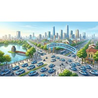 Lộ trình 100% taxi Hà Nội bắt buộc chuyển sang xe điện vào năm 2030