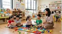 Mẫu sáng kiến kinh nghiệm giúp trẻ 3-4 tuổi mạnh dạn tự tin trong giao tiếp