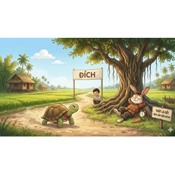 Viết đoạn văn nêu lí do yêu thích câu chuyện Rùa và Thỏ