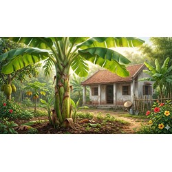 Viết đoạn văn tả thân cây chuối Tập làm văn lớp 4 siêu hay