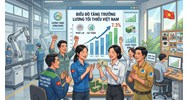 Người lao động được lợi gì khi lương tối thiểu vùng thêm 7,3% tại vùng II, III, IV năm 2026
