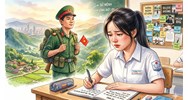 Viết đoạn văn ghi lại cảm xúc của em về bài thơ Anh bộ đội cụ Hồ