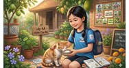 Viết bài văn tả một con vật mà em đã chăm sóc và gắn bó lớp 4