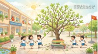 Viết bài văn tả cây bàng vào mùa xuân Tập làm văn lớp 4