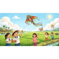 Viết đoạn văn tưởng tượng em là cánh diều bay lượn trên bầu trời lớp 4