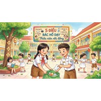 Viết đoạn văn kể về một việc em đã làm để thực hiện 5 điều Bác Hồ dạy