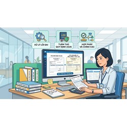 Hóa đơn điều chỉnh, thay thế 2026: Hướng dẫn theo Nghị định 70/2025/NĐ-CP