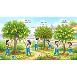 Bài văn tả cây ăn quả lớp 4 ngắn gọn, hay nhất