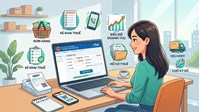 Hướng dẫn Hộ kinh doanh bán hàng online khai thuế, nộp thuế từ 2026