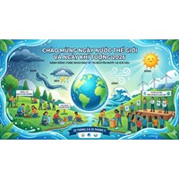 Hướng dẫn tổ chức sự kiện hưởng ứng Ngày Nước thế giới và Ngày Khí tượng năm 2026