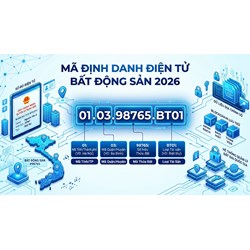 Hướng dẫn cách đọc cấu trúc Mã định danh điện tử Bất động sản áp dụng từ 1/3/2026