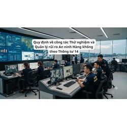 Quy định về công tác Thử nghiệm và Quản lý rủi ro An ninh Hàng không theo Thông tư 14