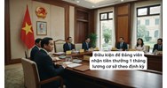 Điều kiện để Đảng viên nhận tiền thưởng 1 tháng lương cơ sở theo định kỳ