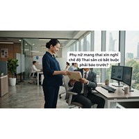 Phụ nữ mang thai xin nghỉ chế độ Thai sản có bắt buộc phải báo trước?