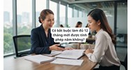 Có bắt buộc làm đủ 12 tháng mới được tính phép năm không?