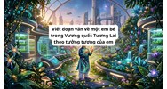 Viết đoạn văn về một em bé trong Vương quốc Tương Lai theo tưởng tượng của em
