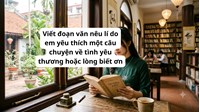 Viết đoạn văn nêu lí do em yêu thích một câu chuyện về tình yêu thương hoặc lòng biết ơn