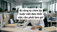 Bị công ty chèn ép buộc viết đơn thôi việc cần phải làm gì?