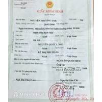Thủ tục đổi tên trong giấy khai sinh cho con làm như thế nào?