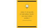 Công ty có quyền ký hợp đồng trước khi hoạt động không ?