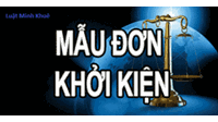 Mẫu đơn khởi kiện mới nhất và Cách viết đơn khởi kiện