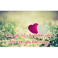 Các yếu tố cấu thành nên một tình yêu bền vững
