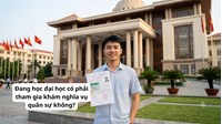 Đang học đại học có phải tham gia khám nghĩa vụ quân sự không?