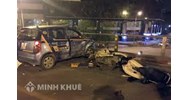 Ô tô đâm vào xe máy thì phải bồi thường như thế nào?