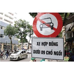 Quy định về việc cấm xe hợp đồng dưới 09 chỗ ( Grab, Uber) trên một số tuyến đường tại Hà Nội