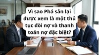 Vì sao Phá sản lại được xem là một thủ tục đòi nợ và thanh toán nợ đặc biệt?