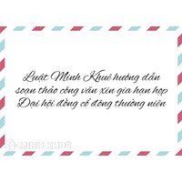 Luật Minh Khuê hướng dẫn soạn thảo công văn xin gia hạn họp Đại hội đồng cổ đông thường niên