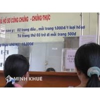 Phí công chứng khi mua bán nhà đất khi sang tên sổ đỏ?