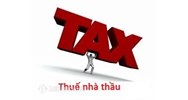 Tờ khai đăng ký thuế nộp thay cho nhà thầu nước ngoài mới nhất