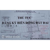 Mẫu đăng ký biến động đất đai, tài sản gắn liền với đất