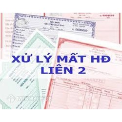 Xử lý hóa đơn liên 2 đã xóa bỏ nhưng làm mất như thế nào ? Có bị phạt không ?