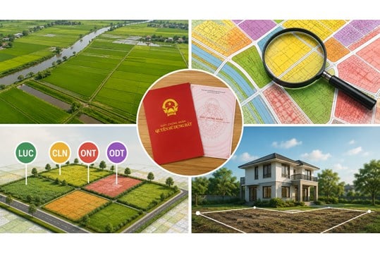 Đất LUC là gì? Ý nghĩa ký hiệu LUC, ONT, CLN, ODT trên sổ đỏ và bản đồ quy hoạch