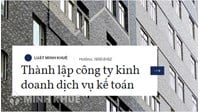 Các loại hình doanh nghiệp kinh doanh dịch vụ kế toán được phép thành lập?