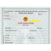 Thủ tục đính chính lại năm sinh trên giấy khai sinh của con. 