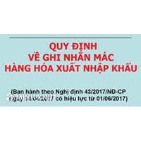 Quy định về nhãn phụ đối với hàng hóa nhập khẩu?