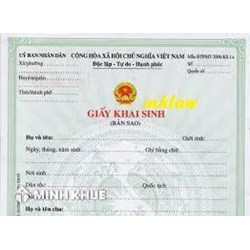 Lệ phí khai sinh và thủ tục đăng ký khai sinh cho con?