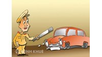 Điều khiển xe chạy quá tốc độ quy định từ 5km/h đến dưới 10km/h thì bị công an phạt bao nhiêu tiền ?