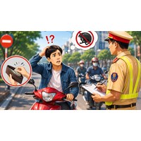 Không đội mũ bảo hiểm khi đi xe máy bị phạt bao nhiêu tiền?