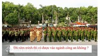 Có hình xăm có được thi vào các trường đại học trực thuộc Bộ Công an hay không?
