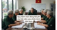 Quy định mức đóng hội phí của hội viên cựu chiến binh Việt Nam