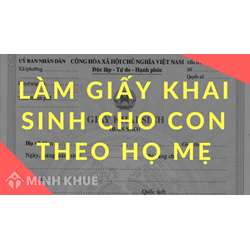Giải đáp  thắc mắc liên quan đến thủ tục làm giấy khai sinh cho con ?