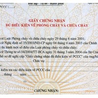 Hướng dẫn thủ tục, hồ sơ xin cấp giấy phép phòng cháy, chữa cháy?