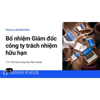 Bổ nhiệm giám đốc trong công ty TNHH thực hiện như thế nào ?
