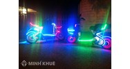 Lắp thêm đèn led (đèn pha) vào xe máy có bị phạt không ?