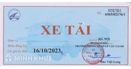 Mẫu giấy vận tải hàng hóa mới nhất và Mức phạt không có giấy vận tải